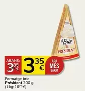 Oferta de Président - Formatge Brie por 3,35€ en Supermercados Charter