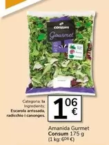 Oferta de Consum - Amanida Gurmet por 1,06€ en Supermercados Charter