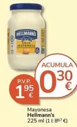 Oferta de Hellmann's - Mayonesa por 1,95€ en Supermercados Charter