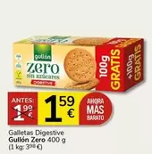 Oferta de Gullón - Galletas Digestive/ Zero por 1,59€ en Supermercados Charter