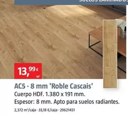 Oferta de AC5 · 8 Mm 'Roble Cascais' por 13,99€ en BAUHAUS