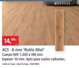 Oferta de AC5 · 8 Mm 'Roble Miel' por 14,99€ en BAUHAUS