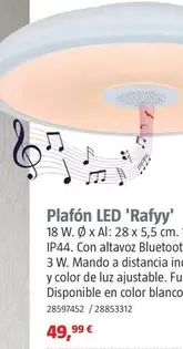 Oferta de Plafon Led 'Rafyy' por 49,99€ en BAUHAUS