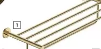 Oferta de Serie Accesorios 'Carlit' Toallero-Estante por 59,99€ en BAUHAUS