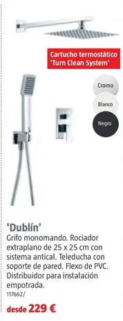 Oferta de Combinado De Ducha Empotrados 'Dublin' por 229€ en BAUHAUS