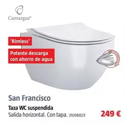 Oferta de Camargue - Tazas Wc Suspendidas San Francisco por 249€ en BAUHAUS