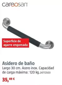 Oferta de Careosan - Asidero De Baño Con Ventosas por 35,49€ en BAUHAUS