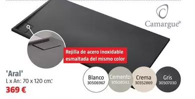 Oferta de Camargue - Platos De Ducha 'Stone 3D' 'Aral' por 369€ en BAUHAUS