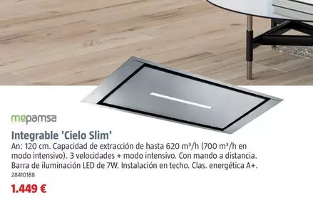 Oferta de Mepamsa Integrable 'Cielo Slim' por 1449€ en BAUHAUS