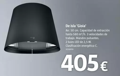 Oferta de De Isla 'Gioia' por 405€ en BAUHAUS