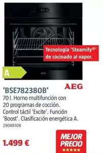 Oferta de AEG - 'BSE782380B' por 1499€ en BAUHAUS