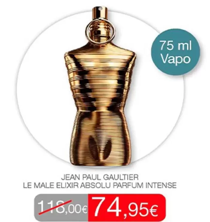 Oferta de Jean Paul Gaultier - Le Male  Absolu Parfum Intense por 74,95€ en Passion Beauté