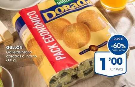 Oferta de Gullón - Galletas María Dloradas Al Horno por 1€ en Supermercados Plaza