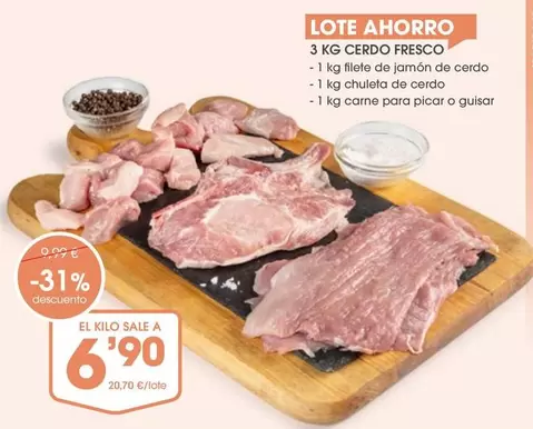 Oferta de Lote Ahorro por 6,9€ en Supermercados Plaza