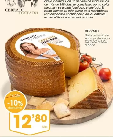 Oferta de Cerrato - Queso mezcla de resoncta de resonctado por 12,8€ en Supermercados Plaza