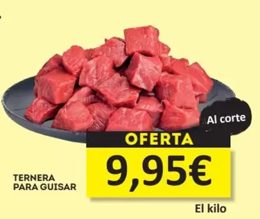 Oferta de Ternera Para Guisar por 9,95€ en Economy Cash