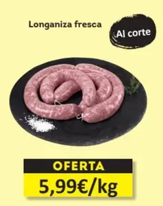 Oferta de Longaniza Fresca por 5,99€ en Economy Cash