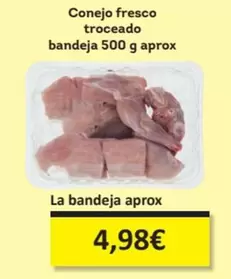 Oferta de Conejo Fresco Troceado  por 4,98€ en Economy Cash