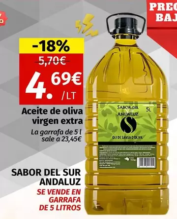 Oferta de OLI - Aceite De Oliva Virgen Extra por 4,69€ en Maskom Supermercados