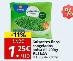 Oferta de Alteza - Guisantes Finos Congelados por 1,25€ en Maskom Supermercados