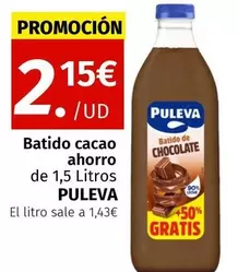 Oferta de Puleva - Batido Cacao Ahorro por 2,15€ en Maskom Supermercados