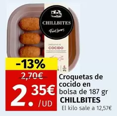 Oferta de Chillbites - Croquetas De Cocido En Bolsa por 2,35€ en Maskom Supermercados