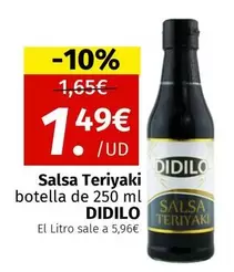 Oferta de Didilo - Salsa Teriyaki por 1,49€ en Maskom Supermercados