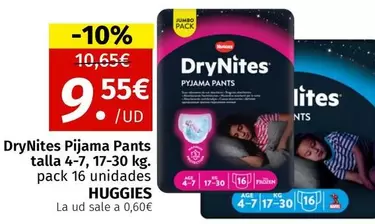 Oferta de DryNites - Pijama Pants  por 9,55€ en Maskom Supermercados