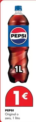 Oferta de Pepsi - Original O Zero por 1€ en Supermercados Lupa