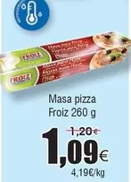 Oferta de Froiz - Masa Pizza por 1,09€ en Froiz