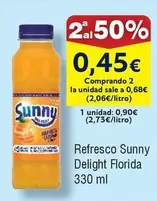 Oferta de Sunny - Refresco Delight Florida por 0,45€ en Froiz