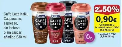 Oferta de Kaiku - Caffe Latte por 1,35€ en Froiz