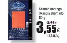 Oferta de Skandia - Salmon Noruego  Ahumado por 3,55€ en Froiz