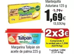 Oferta de La Asturiana - Mantequilla Asturiana por 1,69€ en Froiz