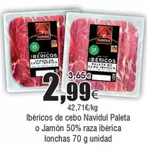 Oferta de Navidul - Ibéricos De Cebo por 2,99€ en Froiz