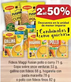 Oferta de Fusion - Fideos Pollo O Curry en Froiz