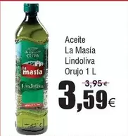 Oferta de Lindoliva - Aceite La Masía por 3,59€ en Froiz