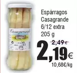 Oferta de Casagrande - Esparragos por 2,19€ en Froiz