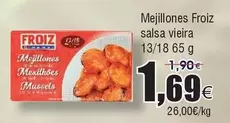 Oferta de Froiz - Mejillones  Salsa Vieira por 1,69€ en Froiz