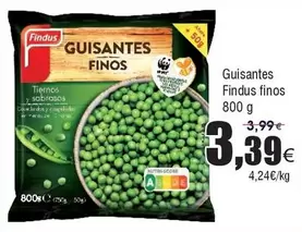 Oferta de Findus - Guisantes por 3,39€ en Froiz