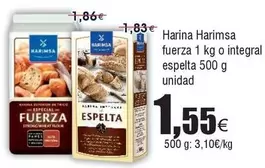 Oferta de Harimsa - Harina Fuerza O Integral Espelta por 1,55€ en Froiz