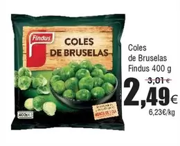 Oferta de Findus - Coles De Bruselas por 2,49€ en Froiz