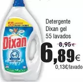 Oferta de Dixan - Detergente Gel por 6,89€ en Froiz