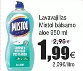 Oferta de Mistol - Lavavajillas Balsamo Aloe por 1,99€ en Froiz