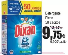 Oferta de Dixan - Detergente 50 Cacitos por 9,75€ en Froiz