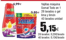 Oferta de Somat - Vajillas Maquina por 5,15€ en Froiz