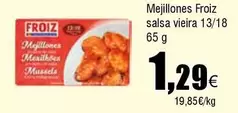 Oferta de Froiz - Mejillones Salsa Vieira por 1,29€ en Froiz