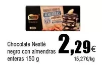 Oferta de Nestlé - Chocolate Negro Con Almendras Enteras por 2,29€ en Froiz