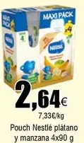 Oferta de Nestlé - Pouch Platano Y Manzana por 2,64€ en Froiz