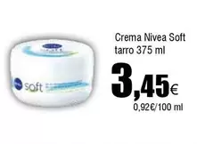 Oferta de Nivea - Crema Soft Tarro por 3,45€ en Froiz